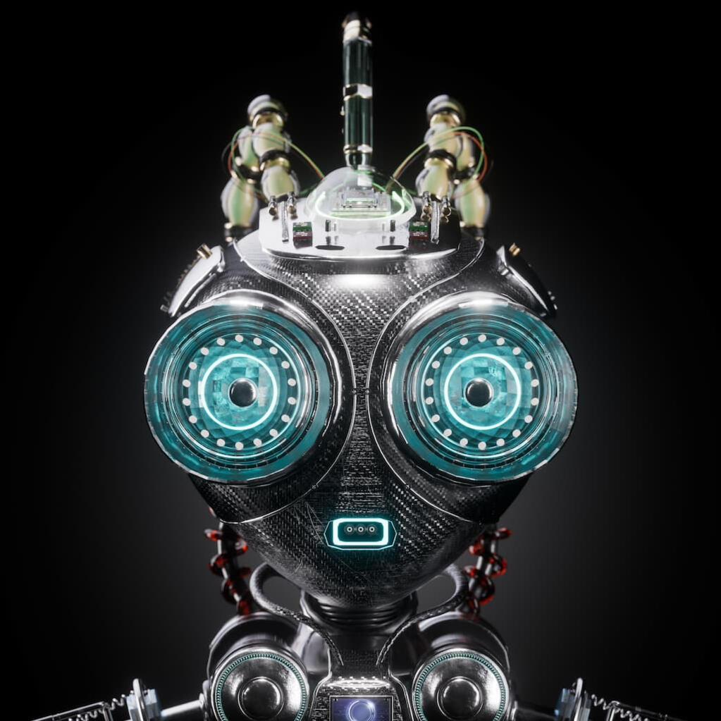 Forgebytes NFT Collection - Unique Digital Art on Polygon Blockchain Forgebytes NFT Warrior - Carbon Fiber Render for Digital Collectibles Collection